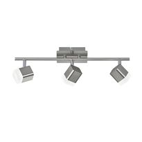 LED-kattospotti Trio Roubaix 145x480x90 mm harjattu teräs