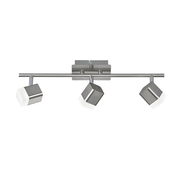 LED-kattospotti Trio Roubaix 145x480x90 mm harjattu teräs