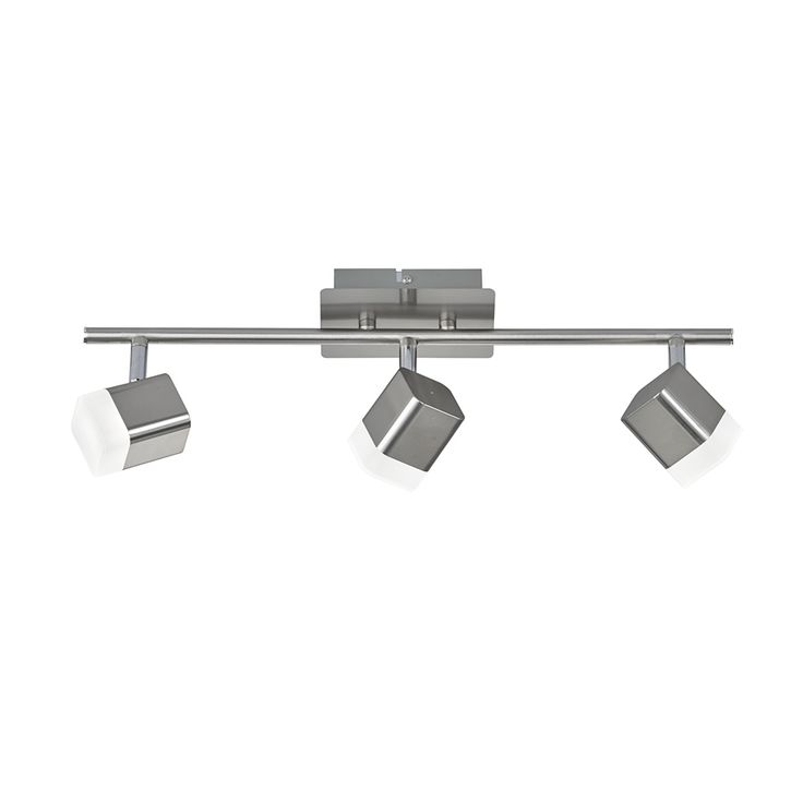 LED-kattospotti Trio Roubaix 145x480x90 mm harjattu teräs