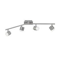 LED-kattospotti Trio Roubaix 145x780x90 mm harjattu teräs
