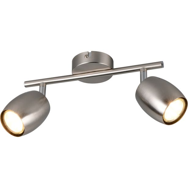 Spottivalaisin Nancy 2-osainen GU10 harjattu teräs