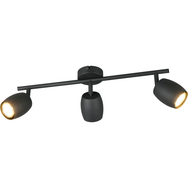 Spottivalaisin Nancy 3-osainen GU10 mattamusta