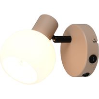 Spottivalaisin Trio Boba 1-osainen E14 lämmin beige