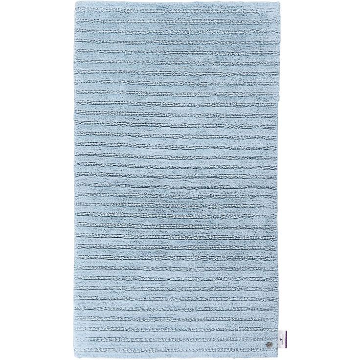 Kylpyhuoneen matto Tom Tailor Cotton Stripe, eri kokoja, sininen