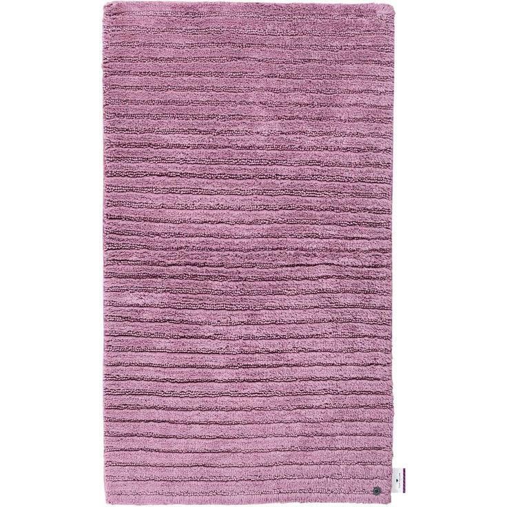 Kylpyhuoneen matto Tom Tailor Cotton Stripe, eri kokoja, mauve