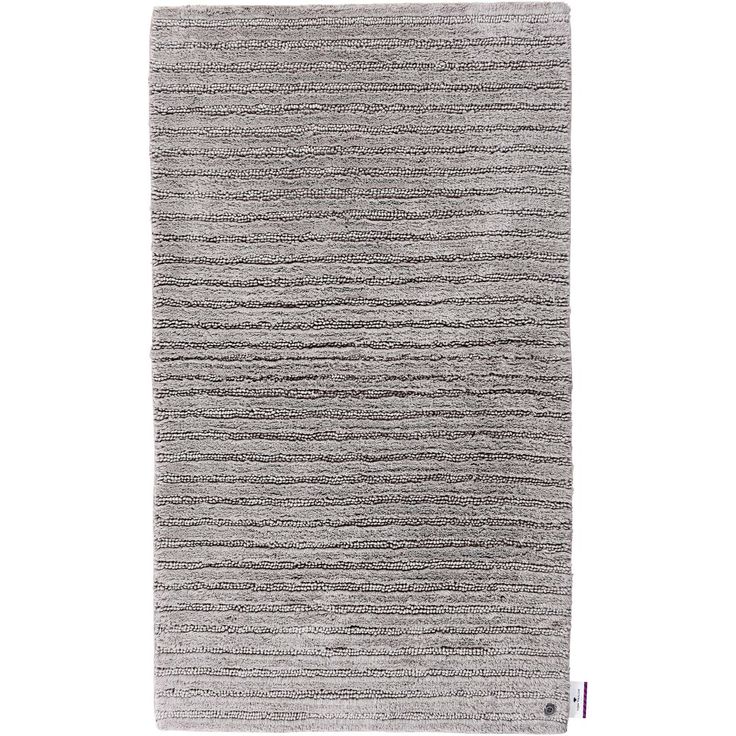 Kylpyhuoneen matto Tom Tailor Cotton Stripe, eri kokoja, taupe