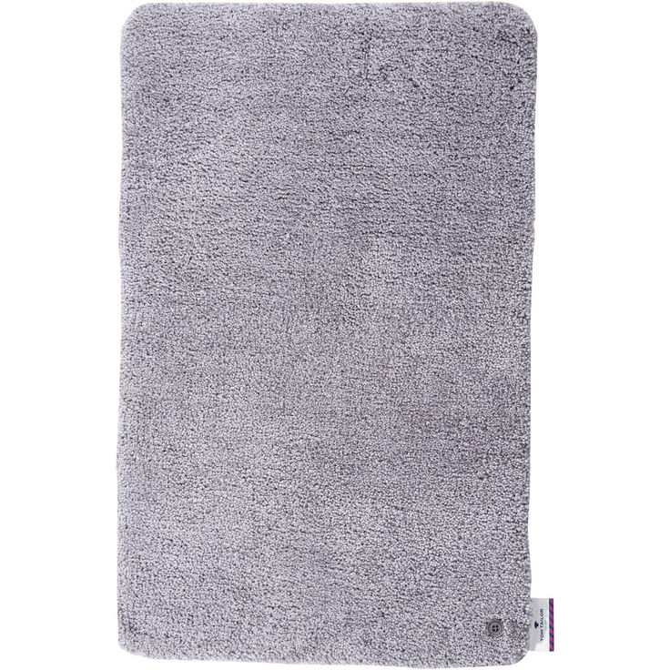 Kylpyhuoneen matto Tom Tailor Soft Bath, eri kokoja, hopea