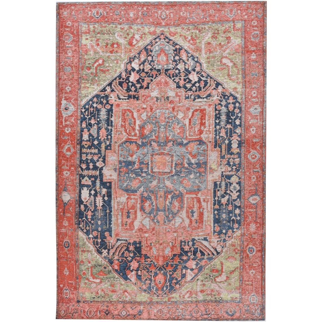 Matto Tom Tailor Funky Orient, 145x200cm, punainen/monivärinen