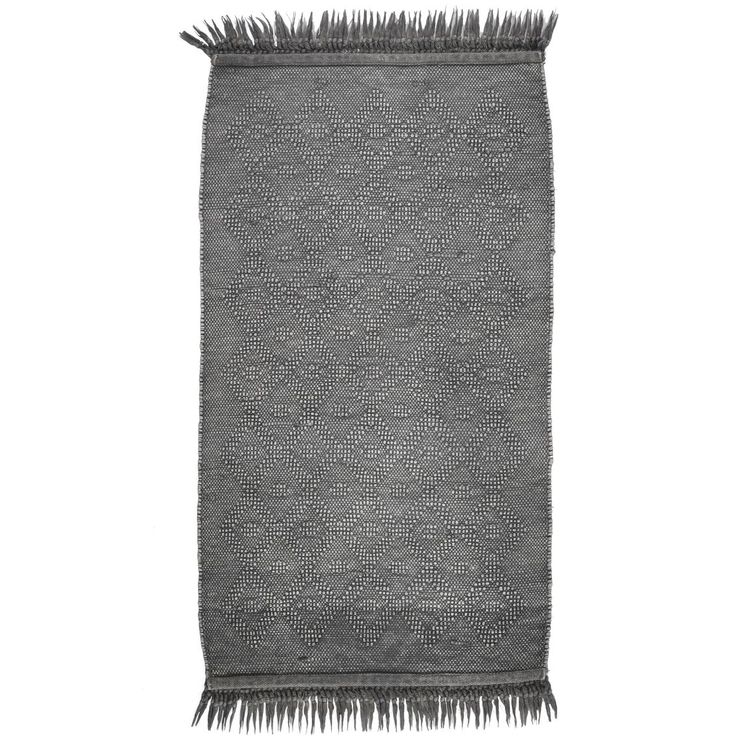 Kylpyhuoneen matto Tom Tailor Vintage Wash, eri kokoja, antrasiitti