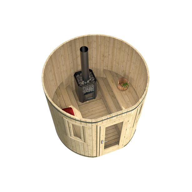 Tynnyrisauna Tene Tornio 4.4m²