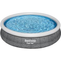Uima-allassetti Bestway Fast Set Pool, 366x76cm, pyöreä, harmaa