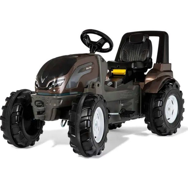 Polkutraktori Rolly Premium Valtra, musta/ruskea