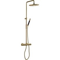 Sadesuihkusetti Tapwell TVM7200 Brass, termostaattihanalla, suihkupää ⌀250mm, kiiltävä messinki