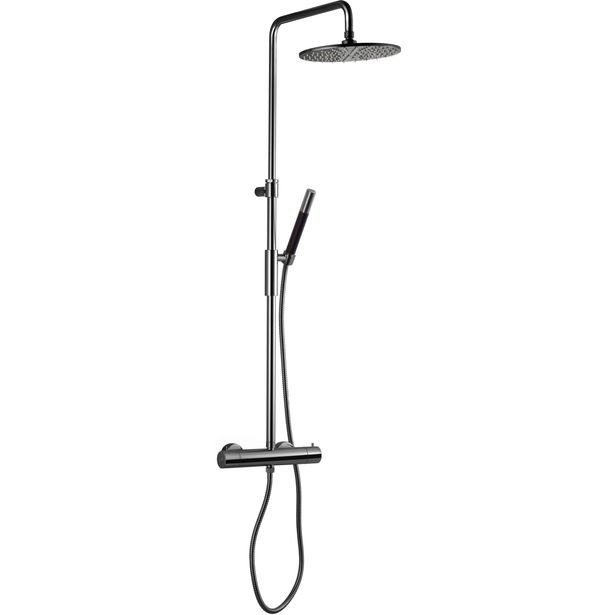 Sadesuihkusetti Tapwell TVM7200, termostaattihanalla, Black Chrome