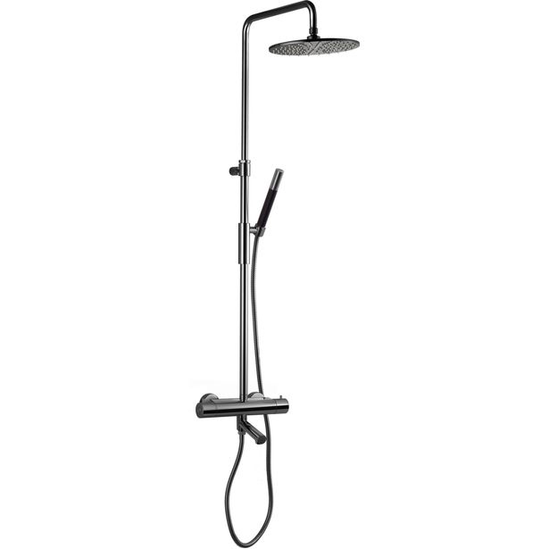 Sadesuihkusetti Tapwell TVM2200, termostaattihanalla, Black Chrome