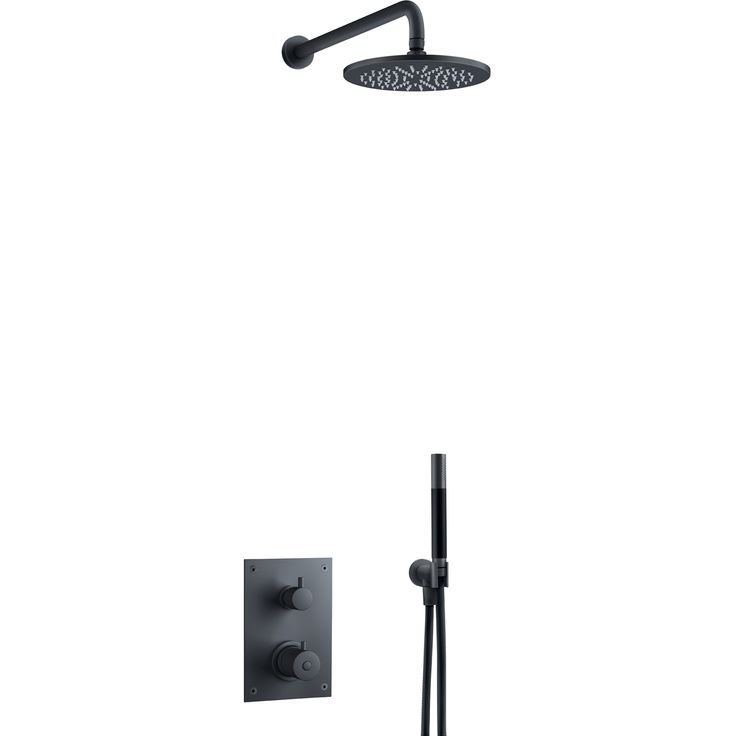 Sadesuihkusetti Tapwell BOX7268 ED2, piiloasennus, Matte Black