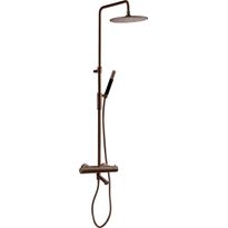 Sadesuihkusetti Tapwell TVM2200 Bronze, termostaattihanalla, suihkupää ⌀250mm, juoksuputkella, pronssi