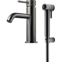 Pesuallashana Tapwell Evo EVM069, käsisuihkulla, Brushed Black Chrome