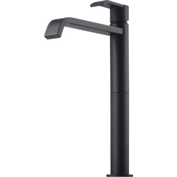 Pesuallashana Tapwell VIC081 Matte Black, korkea malli, mattamusta