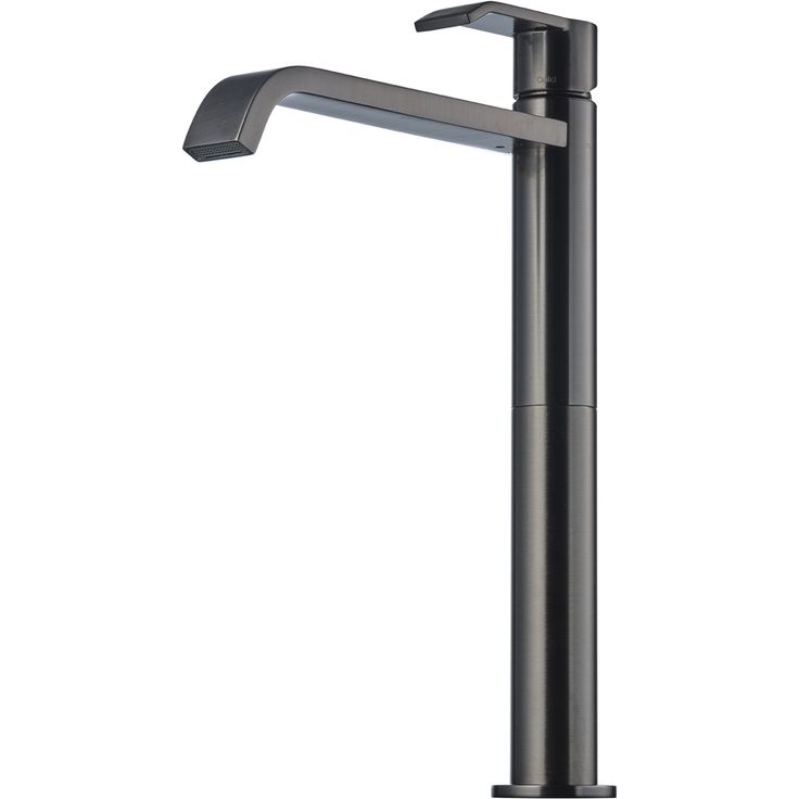 Pesuallashana Tapwell VIC081 Brushed Black Chrome, korkea malli, harjattu musta kromi