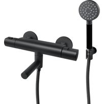 Suihkusetti Tapwell EVM026 Matte Black, termostaattihanalla, juoksuputkella, matta musta