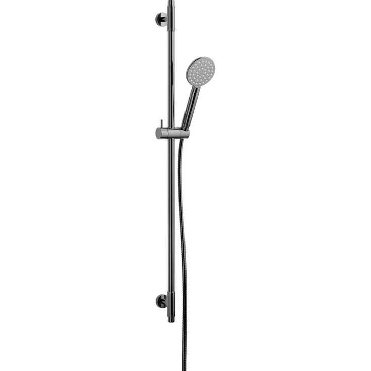 Käsisuihkusetti Tapwell ARM100 Black Chrome, säädettävät seinäkiinnikkeet, musta kromi