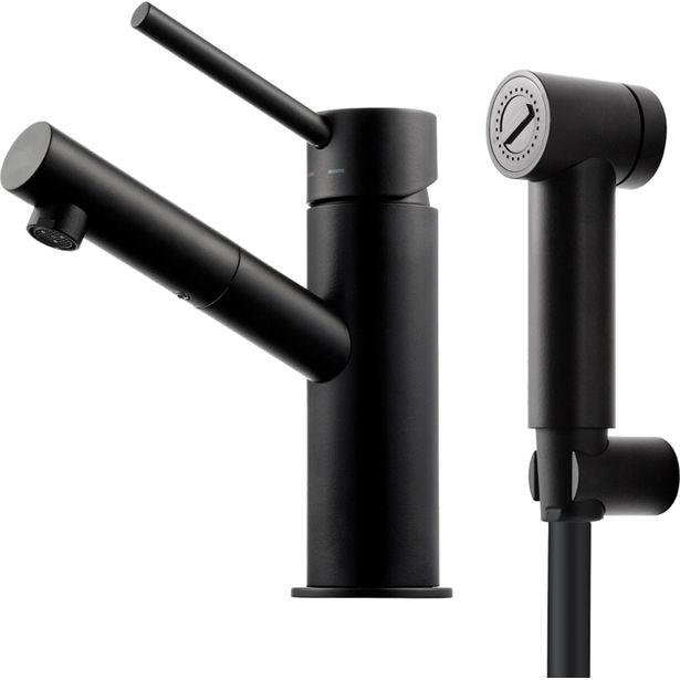 Pesuallashana Tapwell BI069 Matte Black, bideesuihkulla, mattamusta