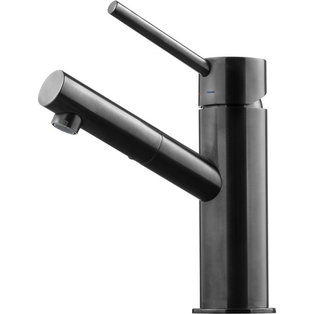 Pesuallashana Tapwell BI071 Brushed Black Chrome, harjattu musta kromi