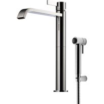 Pesuallashana Tapwell ARM089 Bidé Chrome, korkea malli, bideesuihkulla, kromi, Verkkokaupan poistotuote