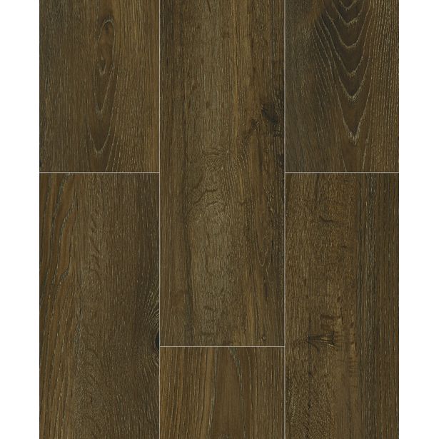Kuitusementtilankku Triofloor Micodur Savutammi Olive, 7.5x200x1235mm