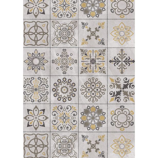 Kuitusementtilaatta Triofloor Micodur Stone Ornament, 7.5x460x920mm