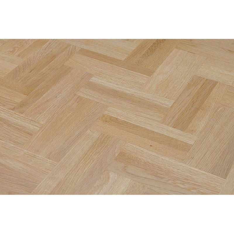 Mosaiikkiparketti Triofloor Tammi Natur, 160mm, Kalanruotokuvio, liimattava