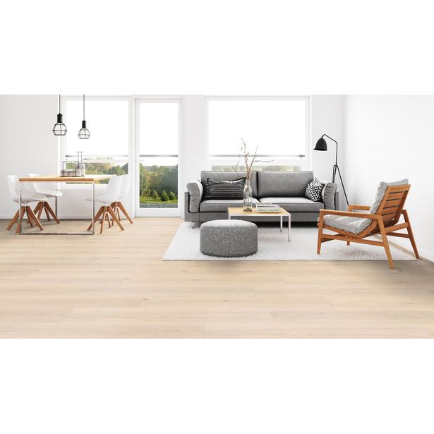 Vinyylilankku Tarkett iD Inspiration Click Solid 55 Highland Oak Cream