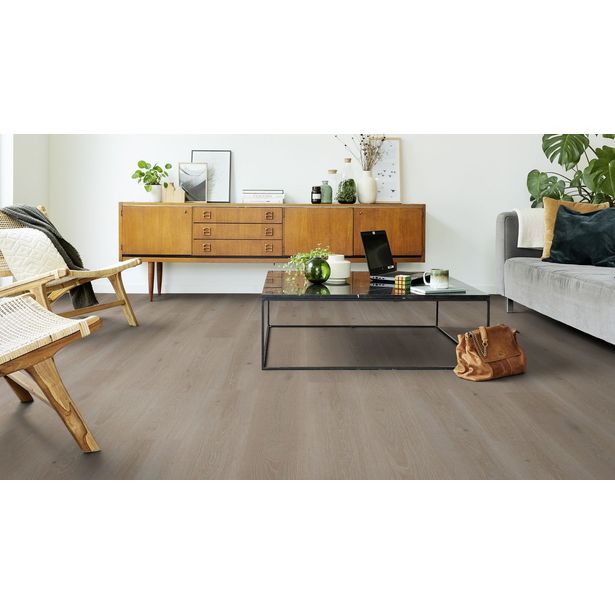 Vinyylilankku Tarkett iD Inspiration Click Solid 55 Highland Oak Taupe