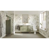 Märkätilan muovimatto Tarkett Aquarelle Chambray Moss, leveys 2m