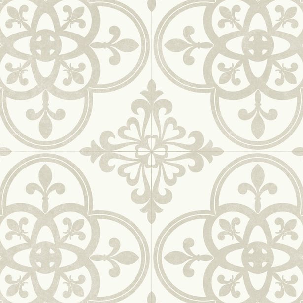 Märkätilan muovimatto Tarkett Aquarelle Lyon Greige, leveys 3m