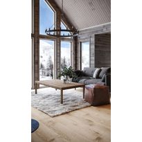 Vinyylilankku Tarkett iD Click Ultimate 55 Contemporary Oak Natural, integroitu askeläänieriste
