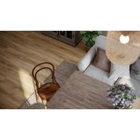 Vinyylilankku Tarkett iD Click Ultimate 55 English Oak Natural, integroitu askeläänieriste