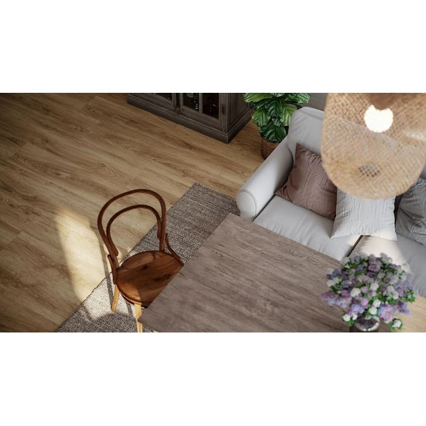 Vinyylilankku Tarkett iD Click Ultimate 55 English Oak Natural