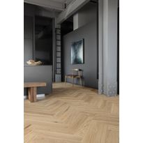 Kalanruotoparketti Tarkett Segno Tammi Blonde, harjattu, öljyvahattu, oikea