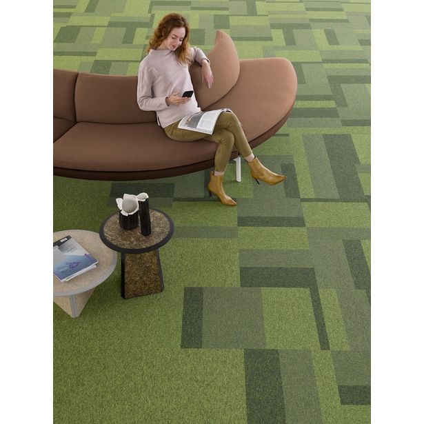 Tekstiililaatta Tarkett Desso Stratos Blocks B365 7021, 50x50cm