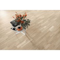 Parketti Tarkett Shade Tammi Cream White, vaalea, 3-sauva, mattalakattu