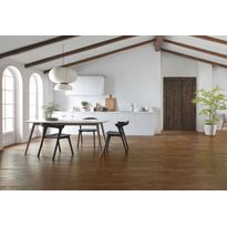 Parketti Tarkett Shade Tammi Italian Brown DuoPlank 2S, harjattu, ruskea