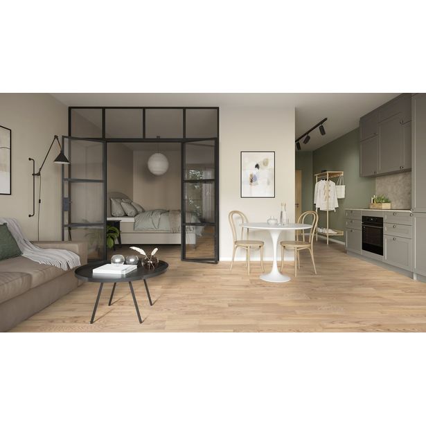 Parketti Tarkett Shade Tammi Cream White DuoPlank, 2-sauva, luonnollinen vaalea (8727901)