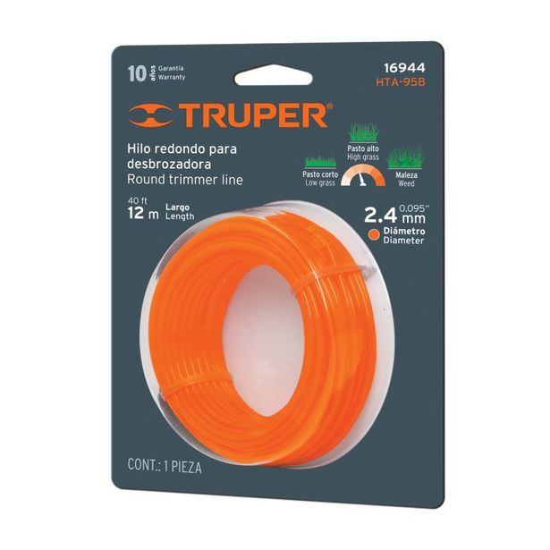 Trimmerisiima Truper, 2.4mm/12m