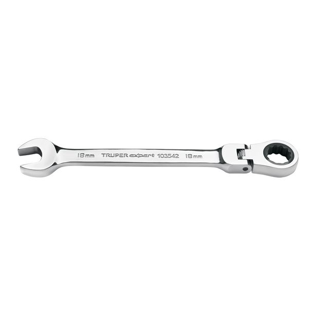 Räikkälenkkiavain Truper Expert, joustavalla lenkkipäällä, 18mm