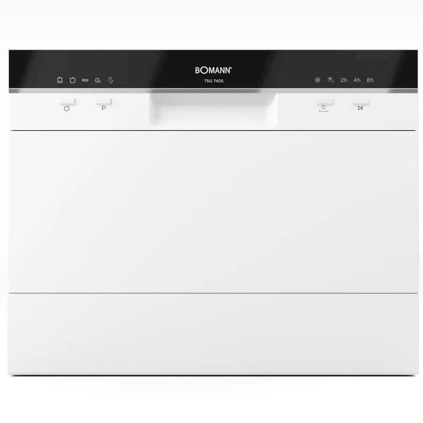 Pöytäastianpesukone Bomann TSG7405B, 55cm, musta