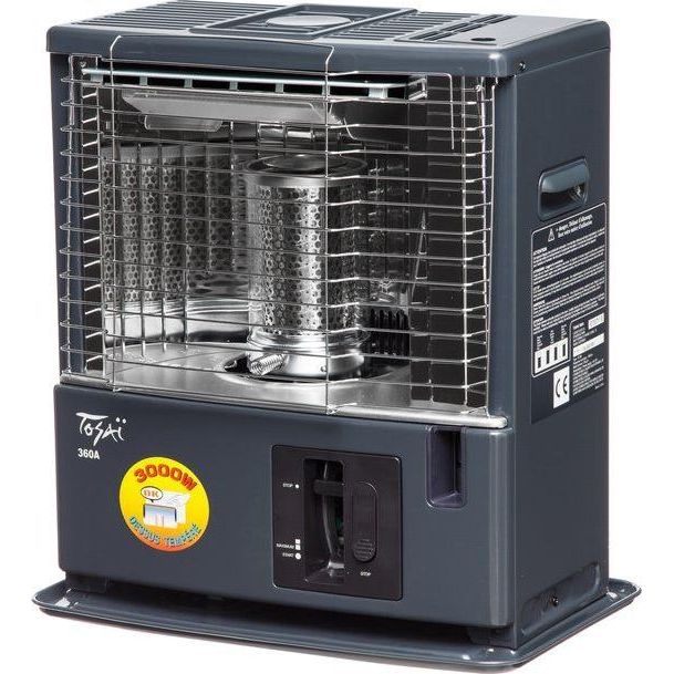 Polttonestelämmitin Viheraarni 3000W harmaa