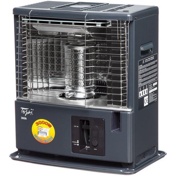Polttonestelämmitin Fineprice 3000W harmaa