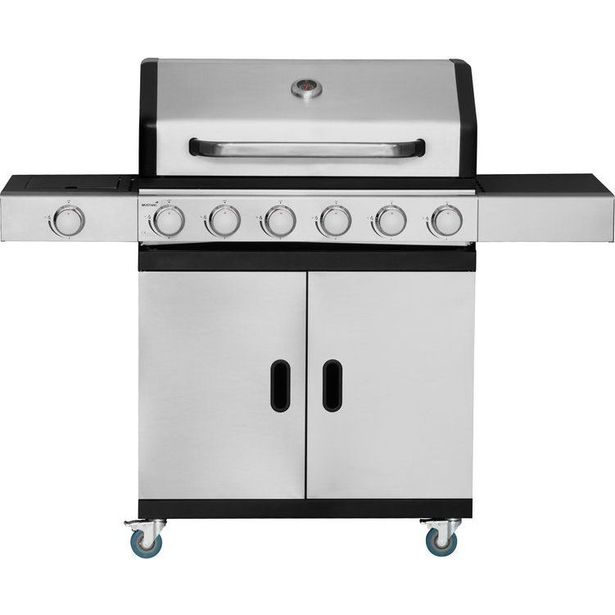 Kaasugrilli Mustang Shelbyville 6 poltinta + sivukeitin rst